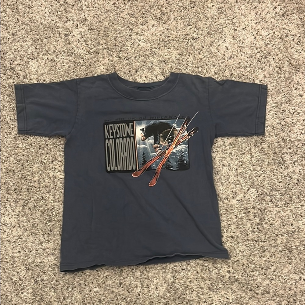 Keystone Colorado Kids Graphic T-Shirt - Blue size small